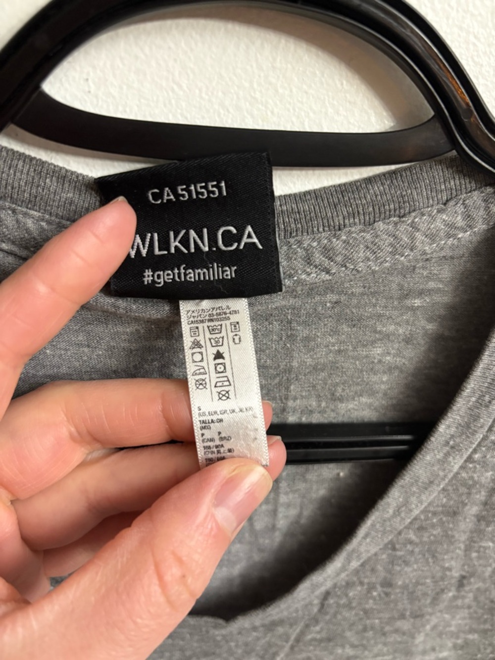 WLKN « Yves Saved Laurent » Grey Graphic Tee size small - Picture 5 of 9